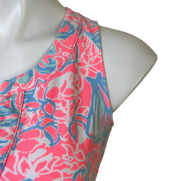 Lilly Pulitzer Summer Siren Pink Floral Estrada Mini Shift Dress | Size Small - Picture 4 of 10